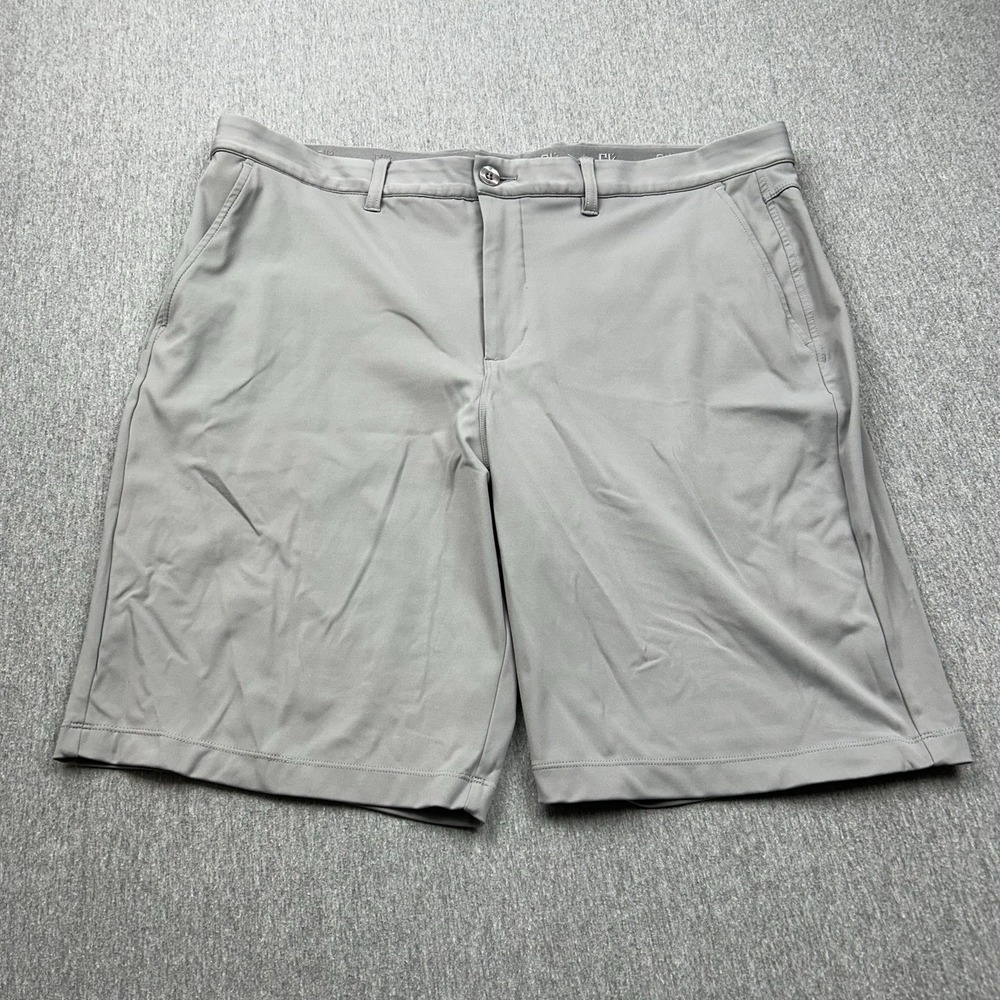 Graham Luxe Shorts Mens 38 Gray Golf Performance Stretch‎ 9" Inseam